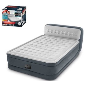 Intex Матрац із узголів'ям 64448 ND з вбудованим насосом 220-240V, розмір:152х236х86см, двоспальне