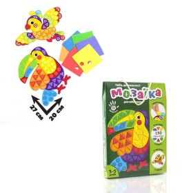 гр М'яка фігурна мозаїка. Тукан VT4511-02 (укр) (12) "Vladi Toys"