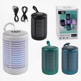 Колонка C 67901 / TG 371 (60) bluetooth, від акумулятора, підсвічування, micro usb, TF-картка, usb-слот, AUX-роз’єм, в коробці, ВИДАЄТЬСЯ ТІЛЬКИ МІКС ВИДІВ