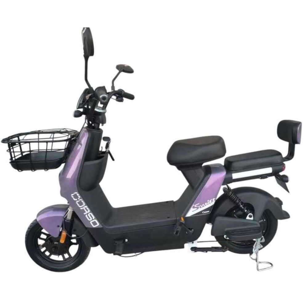 Електричний мопед Corso Swift SW-500632 500W 60V/20Ah педальний привід LED дисплей кошик