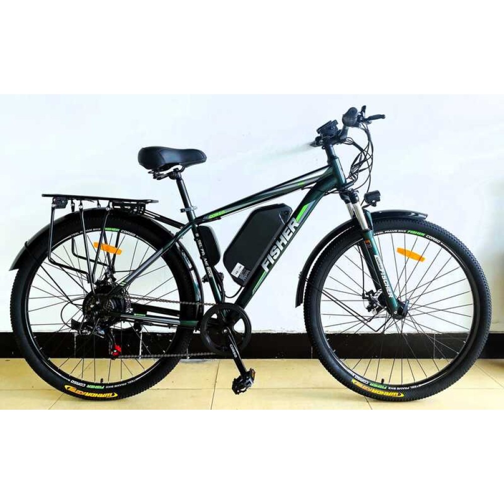 Електровелосипед Corso Fisher FH-21012 500W 48V/15Ah 29" Shimano 7 швидкостей LCD фара багажник