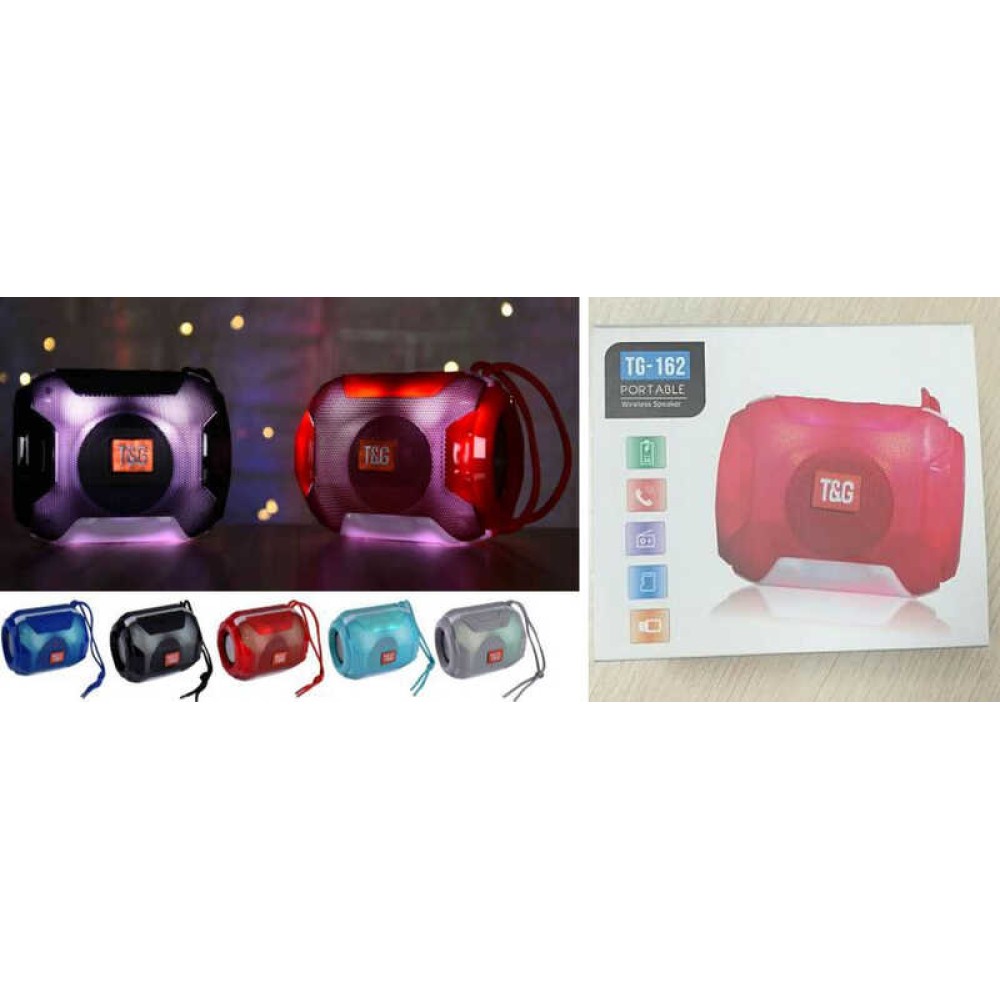 Колонка С 72344 (80) Bluetooth, Type-C, USB роз’єм, слот для TF-картки, вбудований акулятор, підсвічування, в коробці, ВИДАЄТЬСЯ ТІЛЬКИ МІКС ВИДІВ