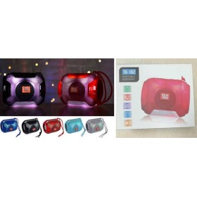 Колонка С 72344 (80) Bluetooth, Type-C, USB роз’єм, слот для TF-картки, вбудований акулятор, підсвічування, в коробці, ВИДАЄТЬСЯ ТІЛЬКИ МІКС ВИДІВ