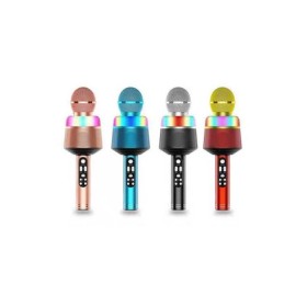 Мікрофон Q 008 (50) 4 види, USB-type-c кабель, підсвічування, Bluetooth, зміна голосу, роз’єм для TF карти, USB-роз’єм, AUX-роз’єм, в коробці ВИДАЄТЬСЯ МІКС ВИДІВ