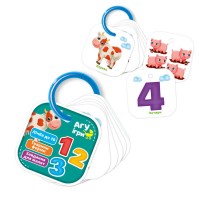 гр Картки на кільці "Лічба. Ферма" /укр/ - VT2000-04 (12) "Vladi Toys"