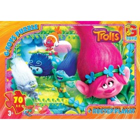 гр Пазли 70 ел. "G-Toys" "Тролі" TR 0078 (62)