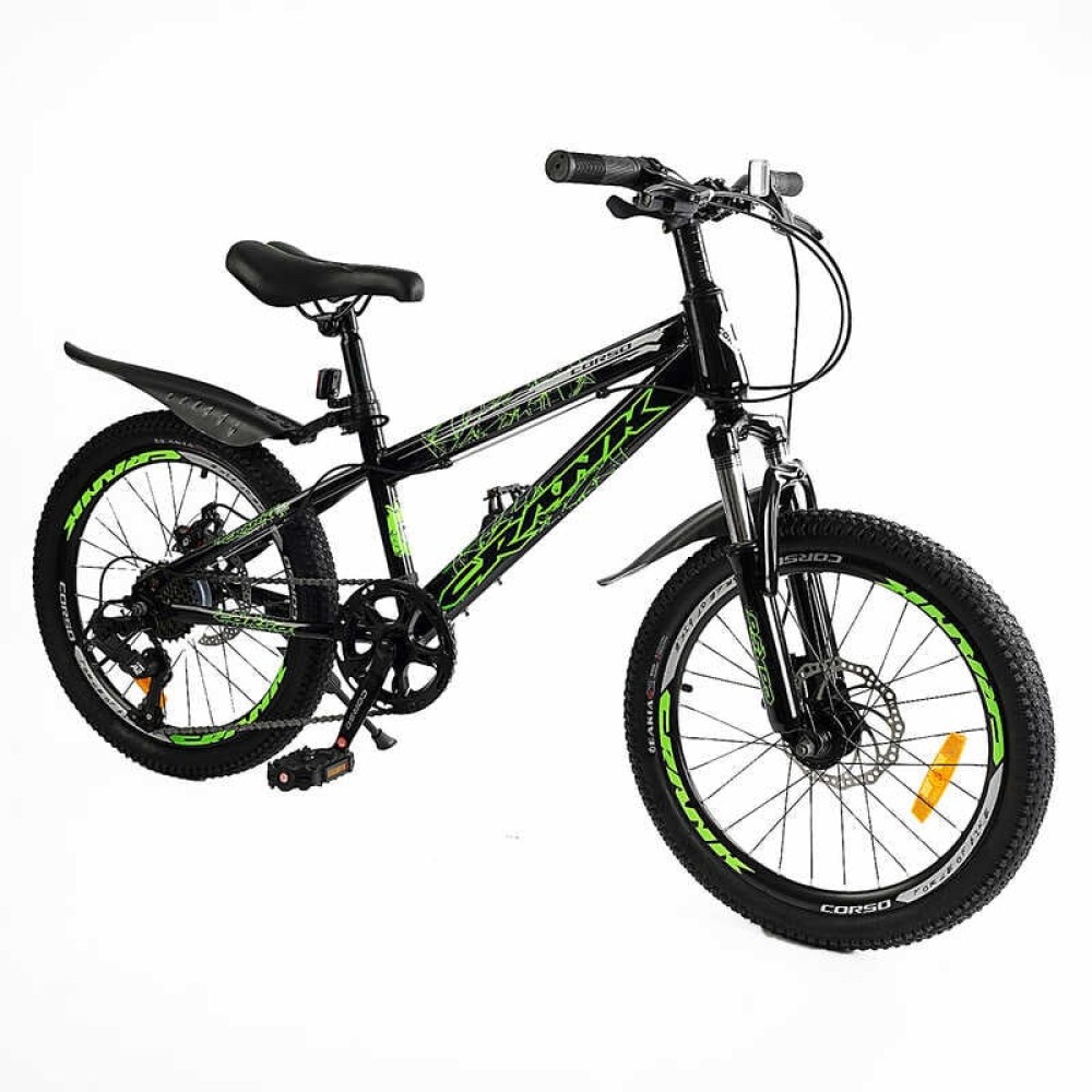 Дитячий спортивний велосипед 20" Corso CRANK CR-20440
