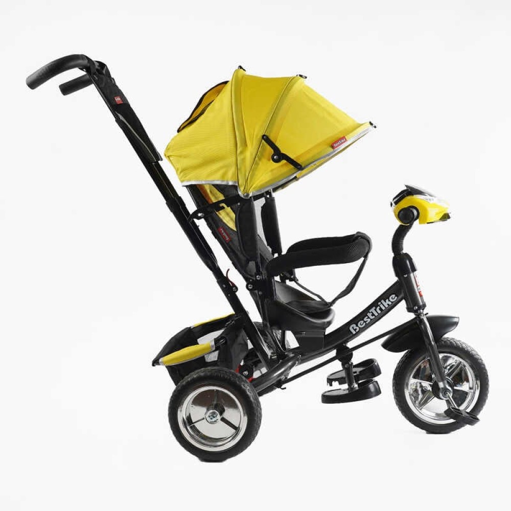 Велосипед 3-х колісний 6588/62-119 Best Trike КОЛЕСО ПІНА, d=25см переднє, d=20см задні, фара музична, USB, Bluetooth, в коробці