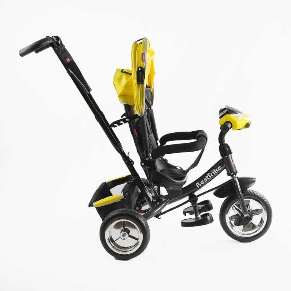Велосипед 3-х колісний 6588/62-119 Best Trike КОЛЕСО ПІНА, d=25см переднє, d=20см задні, фара музична, USB, Bluetooth, в коробці