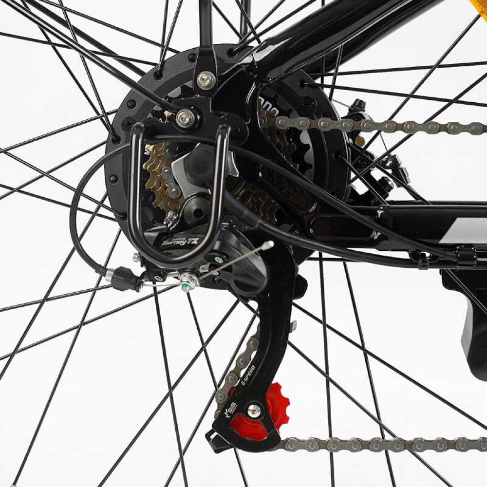 Електровелосипед Corso Mistral 500W, 48V, Shimano 7 швидкостей, амортизація