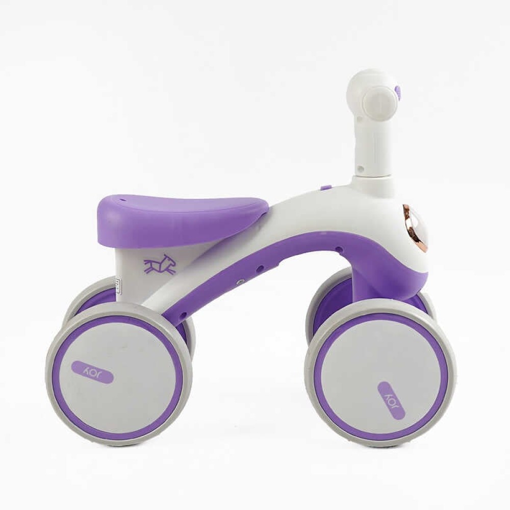 Велобіг 4-х колісний JOY J-02215 колеса 6" PU, рама пластикова, УКРАЇНСЬКЕ ОЗВУЧУВАННЯ та підсвічування, в коробці