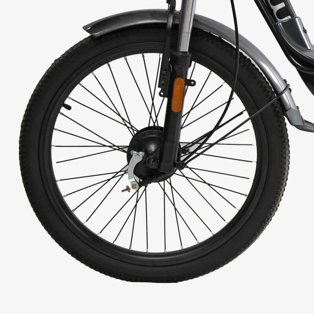 Електровелосипед Corso Shadow SH-7324-5/с-31 22" 500W 48V/20Ah, сигналізація, кошик (Чорно-сірий)