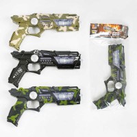 Пістолет 999 S-7 A (96/2) 3 види, світло, звук, у пакеті