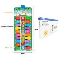 Килимок музичний 638-13 (24/2) 49 х 3 х 125 см, на батарейках, музичні інструменти, ноти, запис, режим пам'яті, музика, в коробці