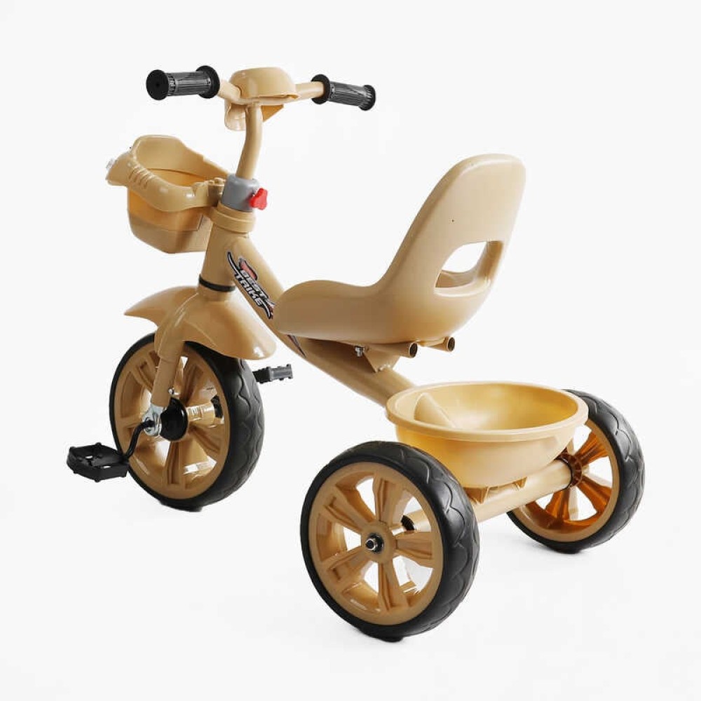 Велосипед 3-х колісний BS-60530 "Best Trike" колеса EVA переднє 10", заднє 8", сталева рама, УКР. ОЗВУЧУВАННЯ, кошик, в коробці