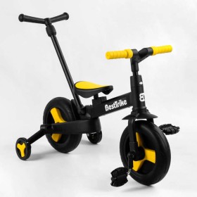 Велосипед-трансформер Best Trike 58195 колеса PU 10'', батьківська ручка, знімні педалі