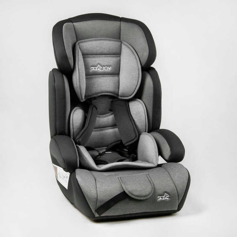 Автокрісло JOY 55890-GL універсальне 1/2/3 з бустером 9–36 кг колір сірий