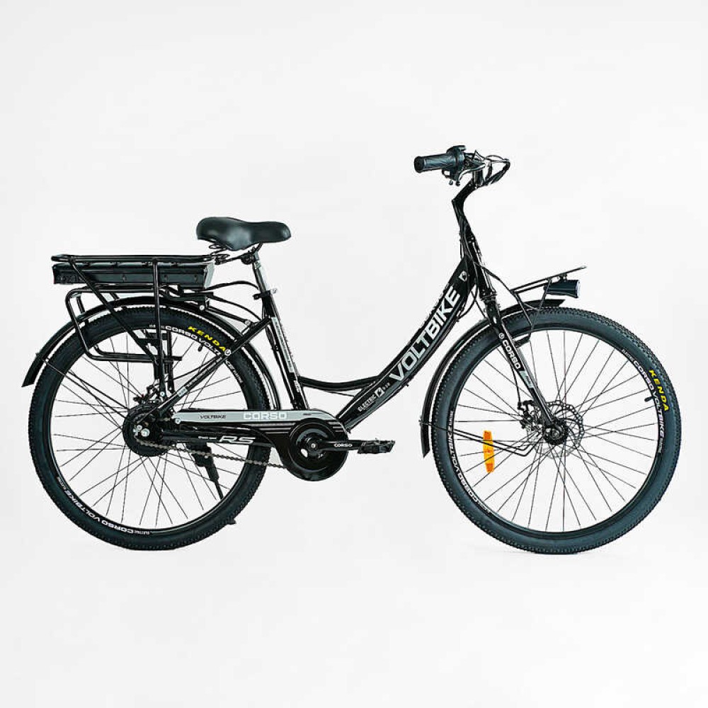 Електровелосипед Corso Volt Bike 350W 36V, дискові гальма, багажник