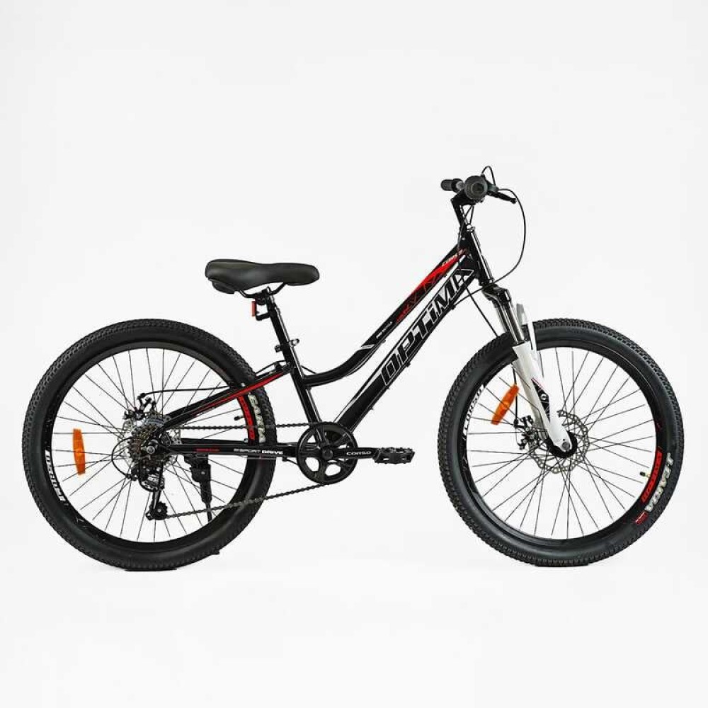 Велосипед Спортивний Corso OPTIMA 24" дюйми TM-24811