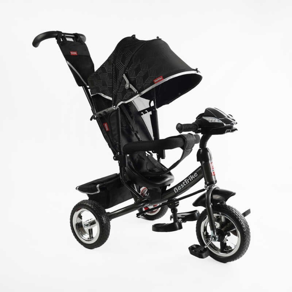 Велосипед 3-х колісний 6588/62-403 Best Trike КОЛЕСО ПІНА, d=25см переднє, d=20см задні, фара музична, USB, Bluetooth, в коробці