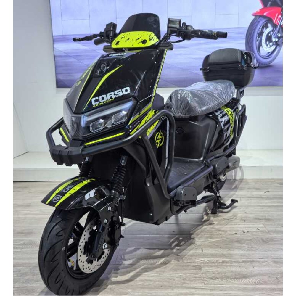Електроскутер Corso Bullet BL-456037 2000W 72V/32Ah LED фари, гідравлічні гальма, сигналізація, кошик