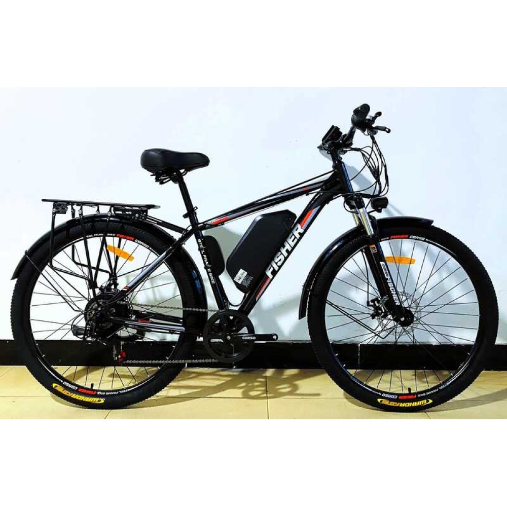 Електровелосипед Corso Fisher FH-92533 500W 48V/15Ah 29" Shimano 7 швидкостей LCD фара багажник