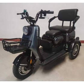 Електротрицикл Corso Boxster BX-936711 800W 72V/20Ah, 3-місний, до 50 км ходу, вантажний кошик