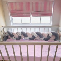 гр Бортик у ліжко "Косичка" 49431 (1) тканина в’язане полотно, МУСЛІН, ВЕЛЮР, наповнювач СИНТЕПУХ, розмір 120*18 см "Bimbo"