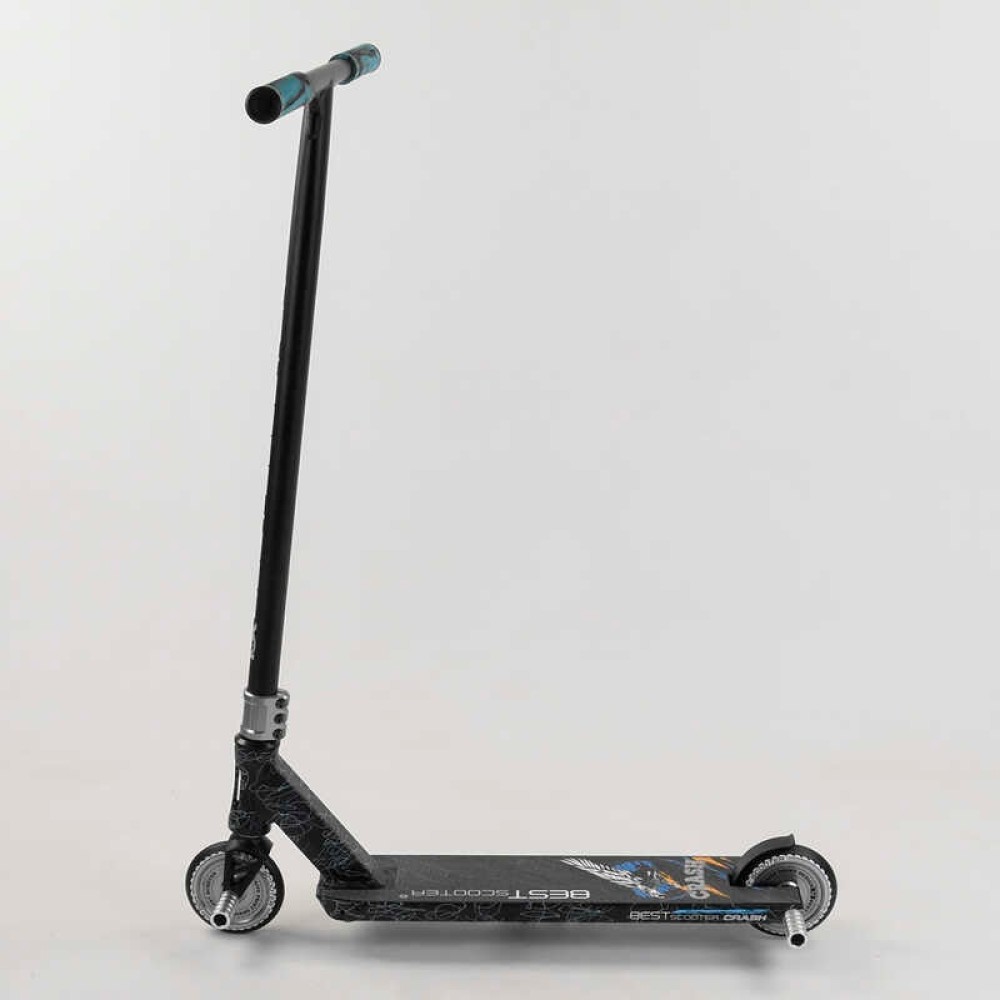 Самокат трюковий 37890 Best Scooter (4) "CRASH" HIC-система, ПЕГІ, алюмінієвий диск і дека, колеса 110 мм PU, ширина керма - 57 см, в коробці