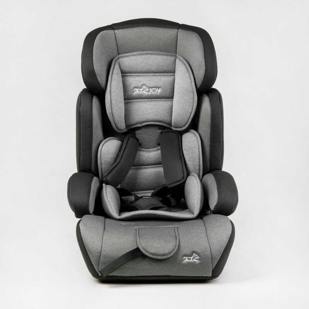 Автокрісло JOY 55890-GL універсальне 1/2/3 з бустером 9–36 кг колір сірий