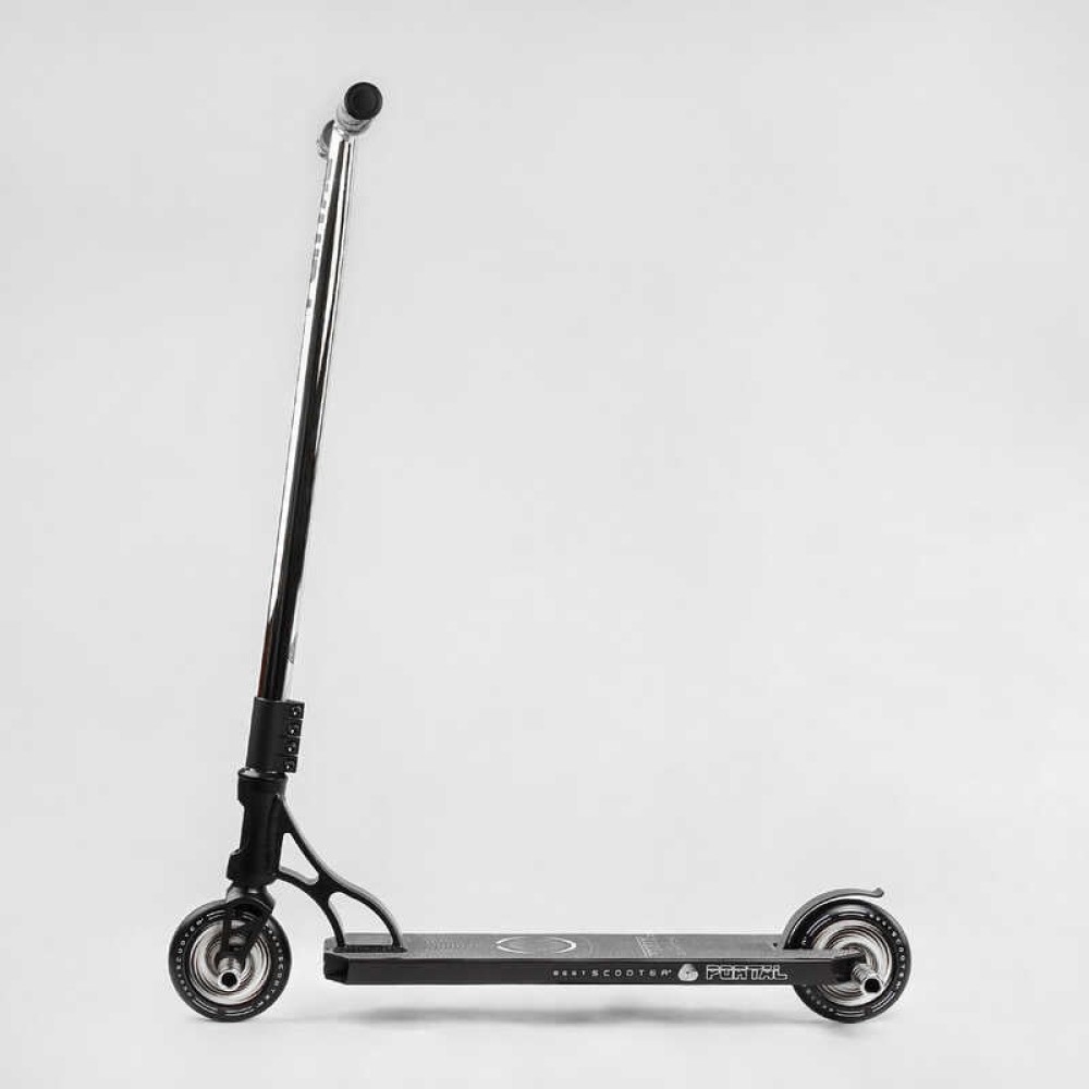 Самокат трюковий PL-81855 Best Scooter (4) "Portal" HIC-система, ПЕГИ, алюмінієвий диск та дека, колеса PU, d=120мм, ширина керма 58 см