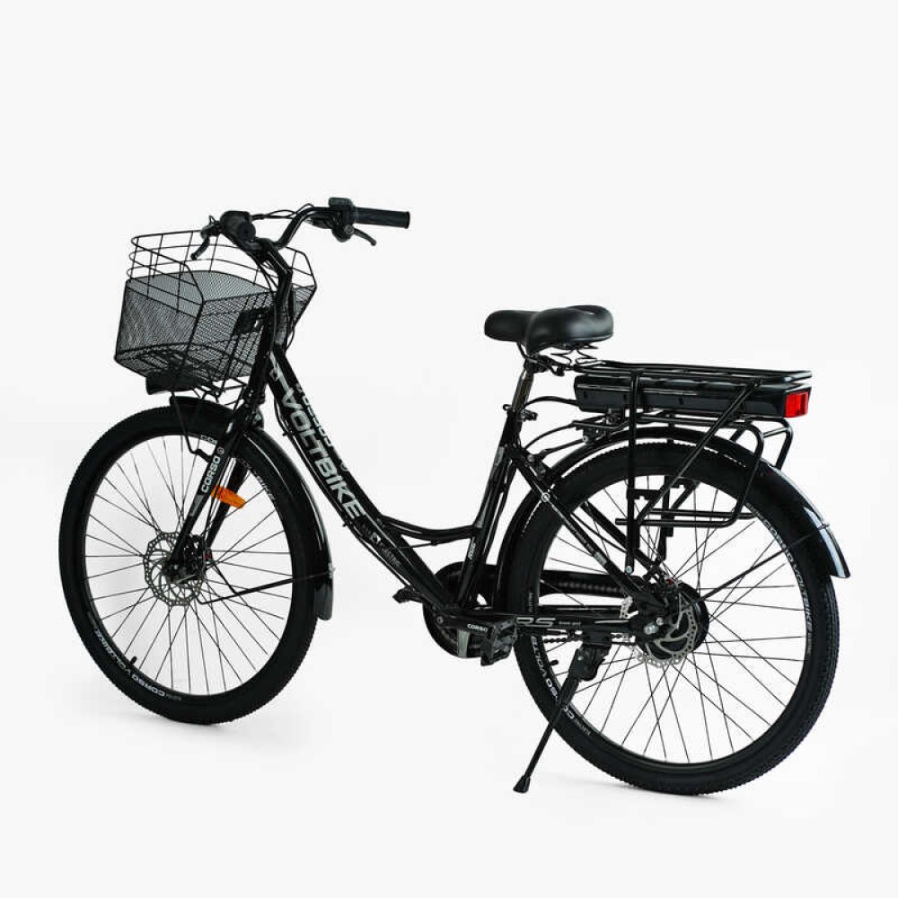 Електровелосипед Corso Volt Bike 350W 36V, дискові гальма, багажник