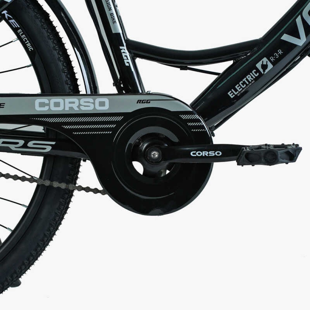 Електровелосипед Corso Volt Bike 350W 36V, дискові гальма, багажник