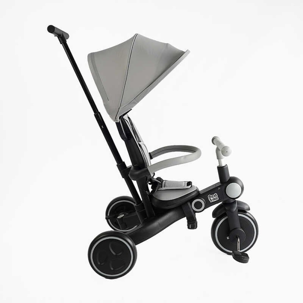 Велосипед-трансформер 3-х кол. BS-12-411 Best Trike колеса EVA, переднє 10", задні 8", складна конструкция 4 в 1, батьківська ручка, в коробці