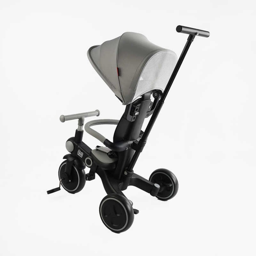 Велосипед-трансформер 3-х кол. BS-12-411 Best Trike колеса EVA, переднє 10", задні 8", складна конструкция 4 в 1, батьківська ручка, в коробці
