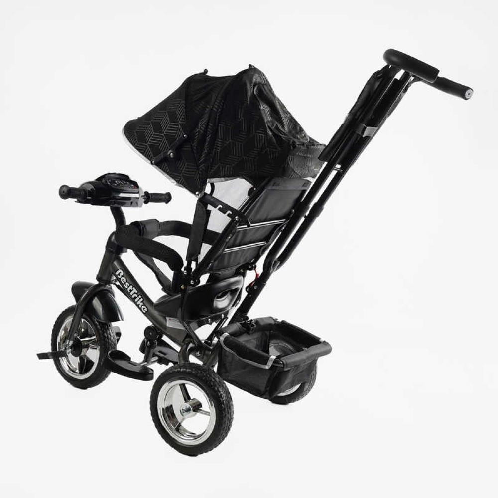 Велосипед 3-х колісний 6588/62-403 Best Trike КОЛЕСО ПІНА, d=25см переднє, d=20см задні, фара музична, USB, Bluetooth, в коробці