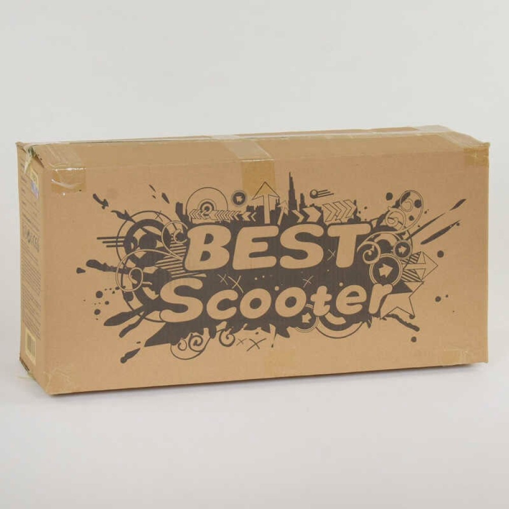 Самокат 5в1 26901 Best Scooter, АБСТРАКЦІЯ, PU колеса, ПІДСВІЧУВАННЯ КОЛІС, в коробці