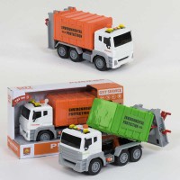 Спецтехніка з повітряною помпою WY 820 A / WY 820 B (18) 2 кольори, світло, звук, інерція, масштаб 1:12, в коробці