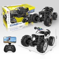 Джип на радіокеруванні CX 91 (24) 2 кольори, Wi-Fi камера 4K HD, додаток, підсвічування, акум. 3.7V, пульт 2.4G, USB-кабель, викрутка, амортизація, протиударний корпус, гумові шини, тримач для телефону, в коробці