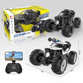 Джип на радіокеруванні CX 91 (24) 2 кольори, Wi-Fi камера 4K HD, додаток, підсвічування, акум. 3.7V, пульт 2.4G, USB-кабель, викрутка, амортизація, протиударний корпус, гумові шини, тримач для телефону, в коробці