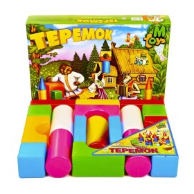 гр Теремок малий. 08081 (12) "M-TOYS" 19 деталей, в коробці