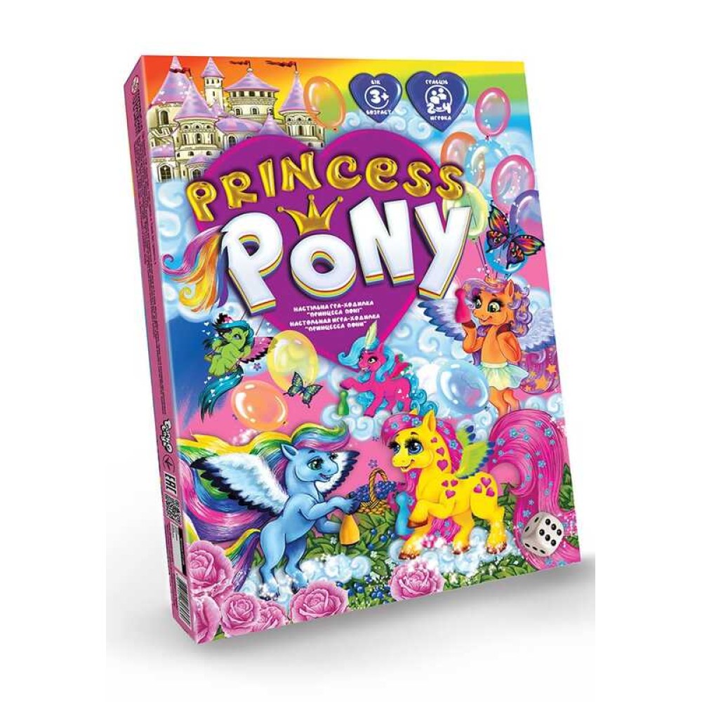 гр Настільна гра "Princess Pony" DTG96 (20) "Danko Toys", опис укр\рос мовами