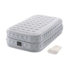 Intex Велюр матрац Twin 64488 ND 99х191х51 см, вбудований електронасос, подушка, одномісний