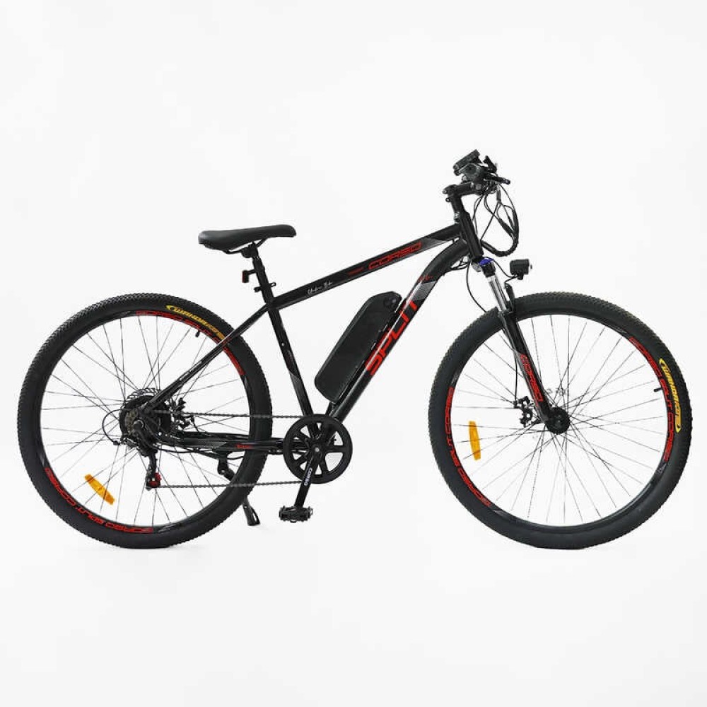 Електровелосипед Corso Split SP-78019 350W 36V/13Ah 29" Shimano 7 швидкостей LCD дисплей фара