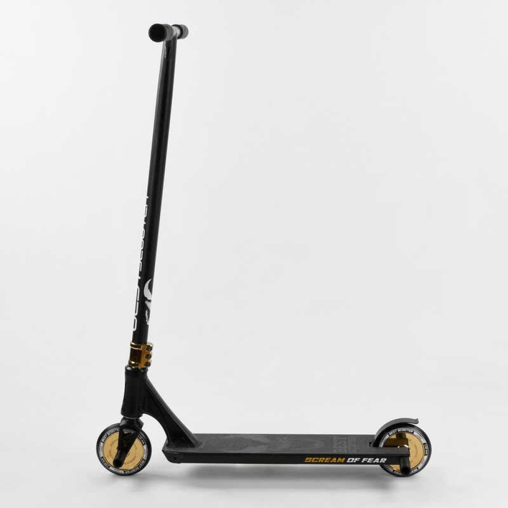 Самокат трюковий 71383 Best Scooter (4) "SIMBIOTE" HIC-система, ПЕГИ, алюмінієвий диск і дека, колеса 120 мм PU, ширина керма - 57 см, в коробці