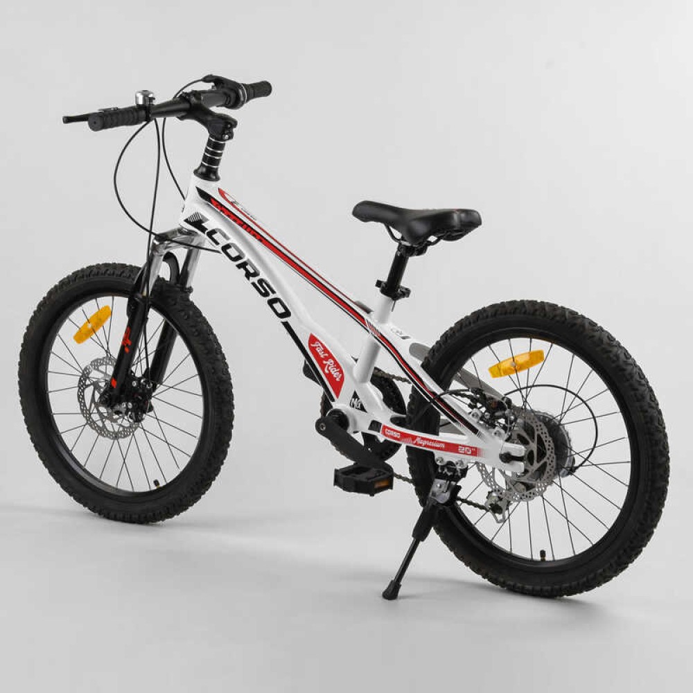 ​Велосипед спортивний CORSO Speedline MG-56818 20" магнієва рама, 7 швидкостей, Shimano, дискові гальма