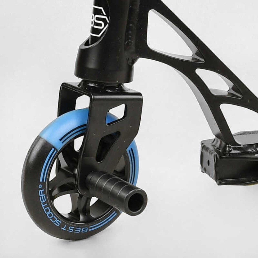 Самокат трюковий RC-11108 Best Scooter (4) Reactor HIC-система, ПЕГИ, алюмінієвий диск та дека, колеса PU, d=110 мм, ширина керма 55 см