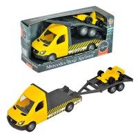 гр Автомобіль "Mercedes-Benz Sprinter" Евакуатор з лафетом  39741 (8) жовтий "Tigres"