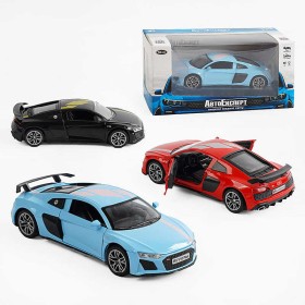Машинка DL 69377 (48) "Авто Експерт", 3 кольори,  металопластик, масштаб 1:32, світло, звук, інерція, відчиняються двері, багажник та капот, в коробці, ВИДАЄТЬСЯ ТІЛЬКИ МІКС ВИДІВ