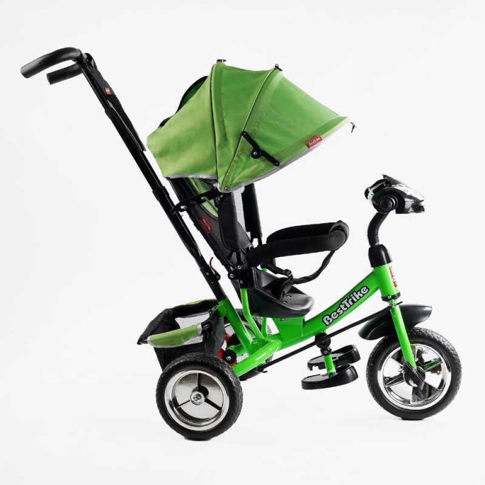 Велосипед 3-х колісний 69-067 Best Trike КОЛЕСО ПІНА, d=25см переднє, d=20см задні, фара музична, USB, Bluetooth, в коробці